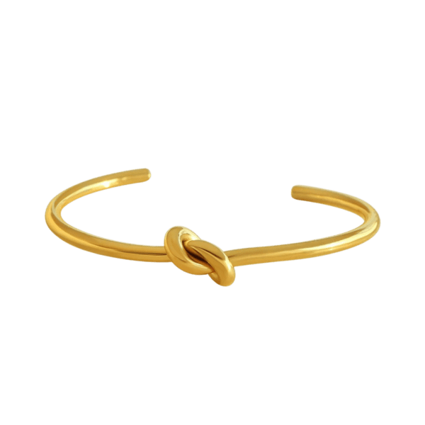 Brazalete Nudo Dorado