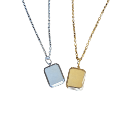 Collar rectangular chico
