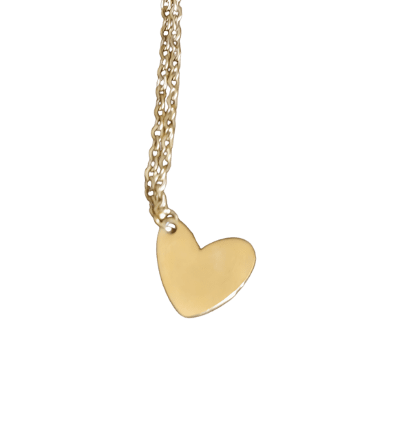 Collar Corazón Cruzado
