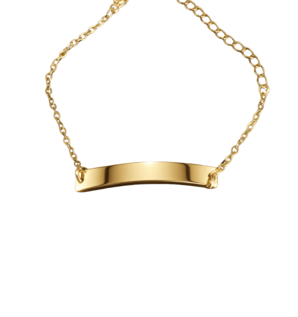 Pulsera Placa Curva