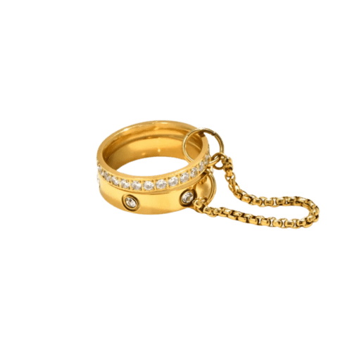 Anillo Doble Cadena