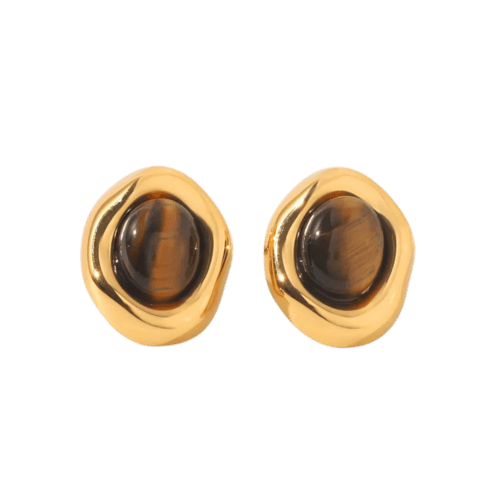 Aretes Ojo de Tigre